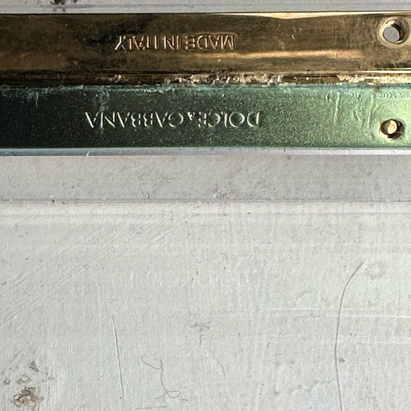 Dolce & Gabbana Plexiglass Encased Black Leather Clutch/Crossbody - Picture 8 of 16